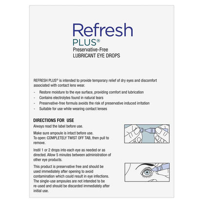 Refresh Plus Eye Drop 0.4ml 30 Vials