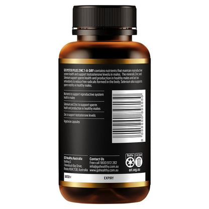 GO Healthy Oyster Plus Zinc 1-A-DAY 120 Capsules