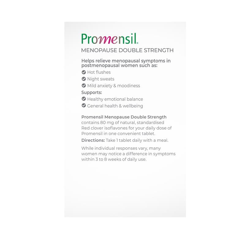 Promensil Menopause Double Strength 60 Tablets