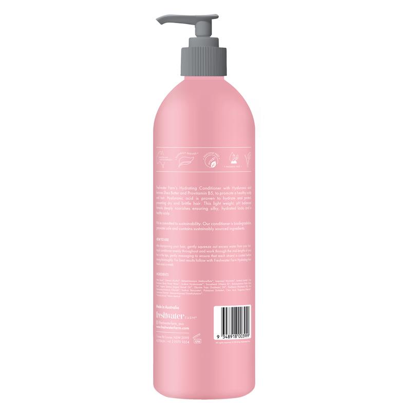 Freshwater Farm Hydrating Hyaluronic Conditioner Rosewater 500ml
