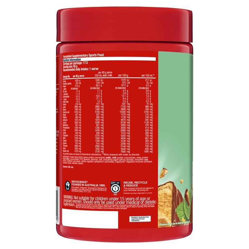 BSc x Violet Crumble Protein Powder Choc Mint 700g