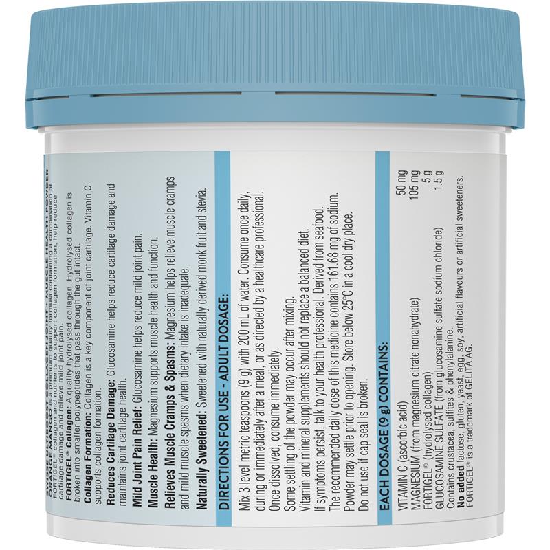 Swisse Collagen Joint + Muscle Health Powder 162g - GimmeNow