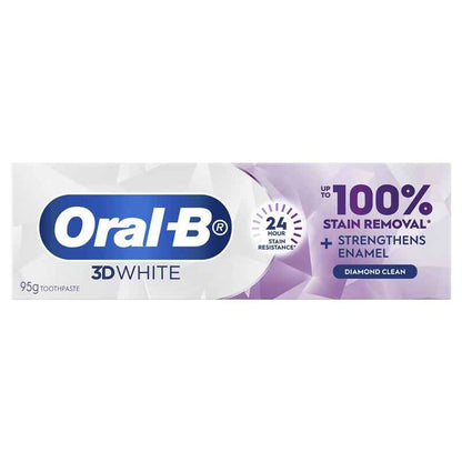 Oral B Toothpaste 3D White Lasting Enamel Strong 95g