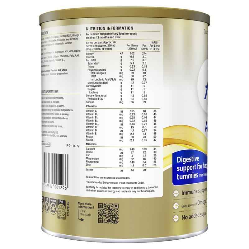 Alula Advance+ Stage 3 Toddler Milk Drink 1 Year+ 800g