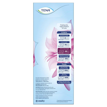 Tena Liners Extra Long Length 24 Pack