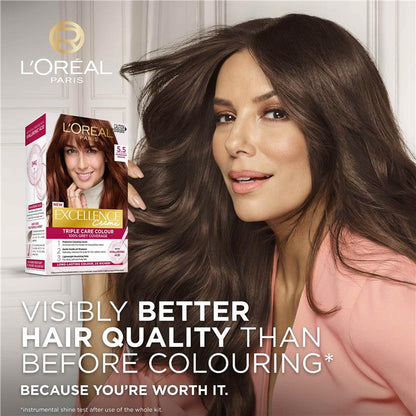 L'Oreal Excellence Creme 5.5 Mahogany Brown Hair Colour
