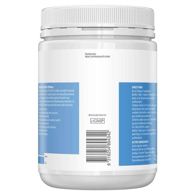 Healthy Care Fish Oil 2000mg 200 Capsules