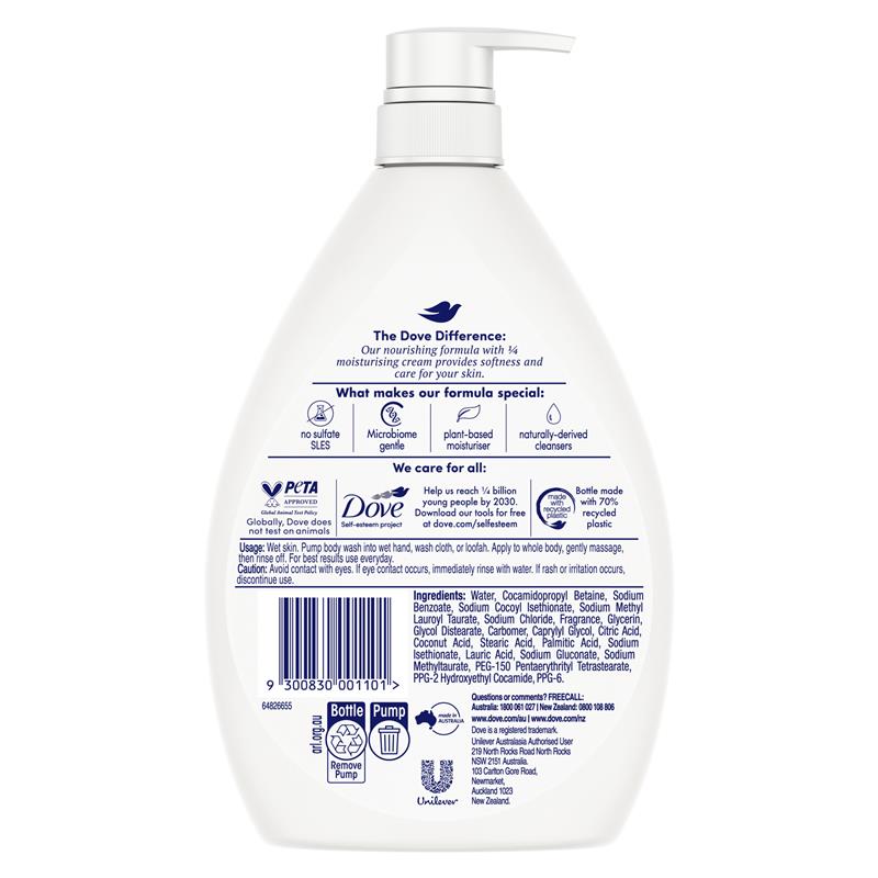 Dove Essential Care Triple Hydrate Body Wash 1 Litre