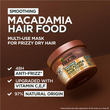 Garnier Fructis Hair Food Smoothing Macadamia 3-in-1 Mask Treatment for Dry & Unruly Hair 390ml
