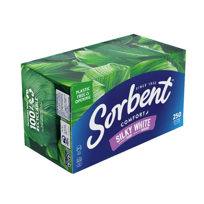 Sorbent Facial Tissues Soft White 250 Pack
