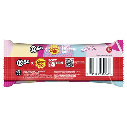 BSc x Chupa Chups Soft Protein Bar Vanilla 55g