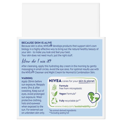 NIVEA Daily Essentials Hydrating Face Moisturiser SPF30 50ml