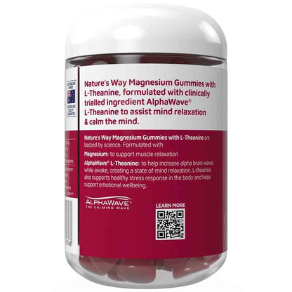 Nature's Way Gummies Magnesium with L-Theanine 60 Gummies