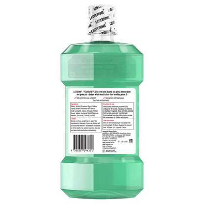 Listerine Mouthwash Freshburst Zero 750ml