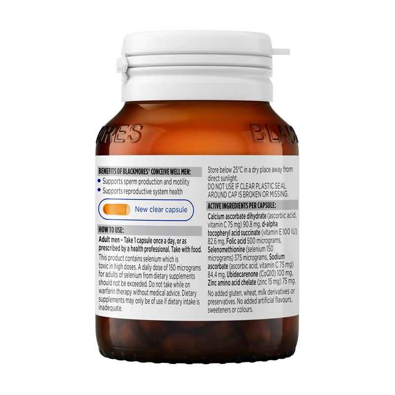 Male Fertility Support Supplement, 28 Tablets