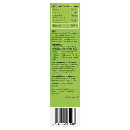 Hydralyte Effervescent Lemon Lime Electolyte Tablets 20 Pack - GimmeNow