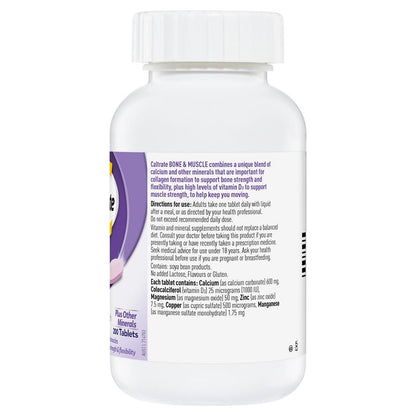 Caltrate Bone and Muscle Health 200 Tablets Exclusive Size