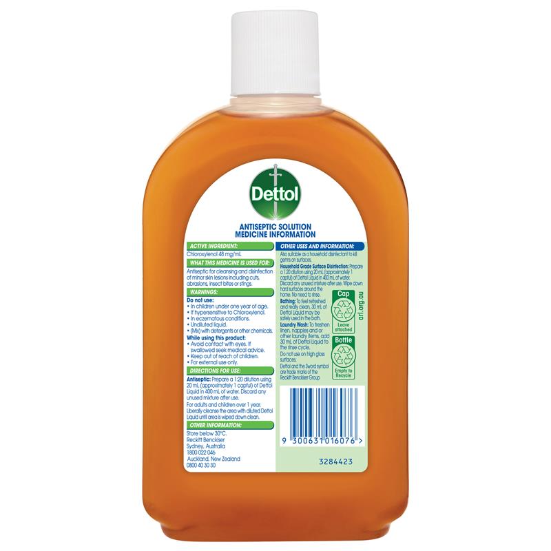 Dettol Antiseptic Antibacterial Disinfectant Liquid 500ml
