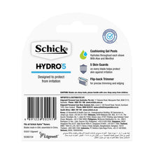 Schick Hydro 5 Mens Refill Razor Blades 6pk