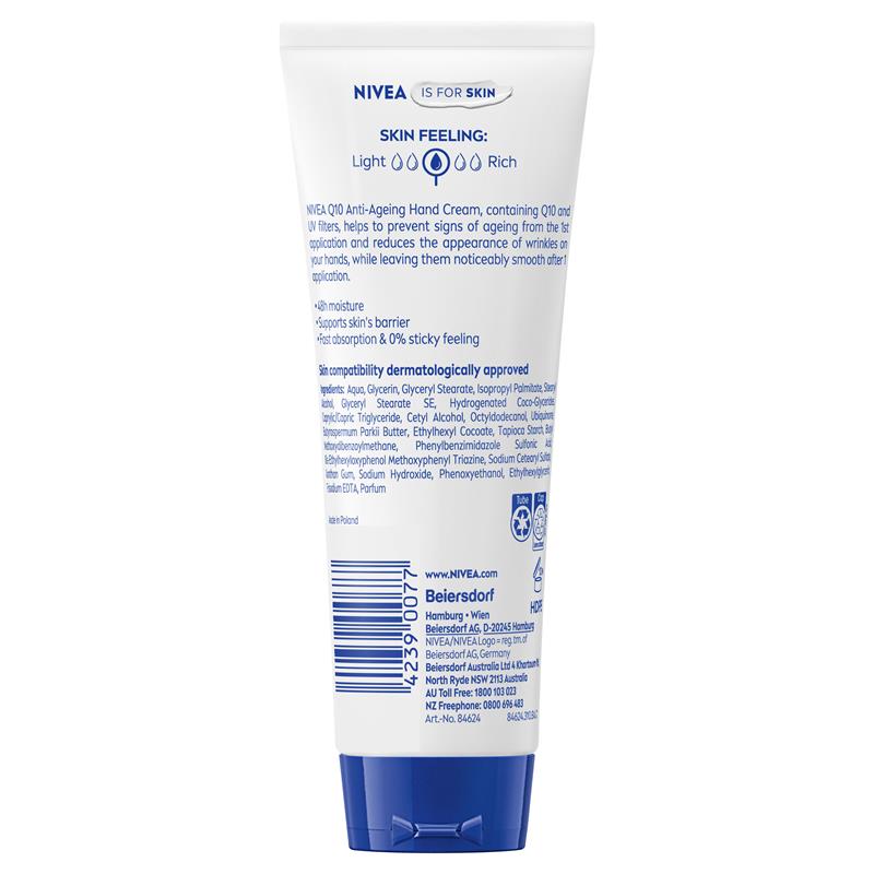 NIVEA Q10 3-in-1 Anti-Age Hand Cream 100ml