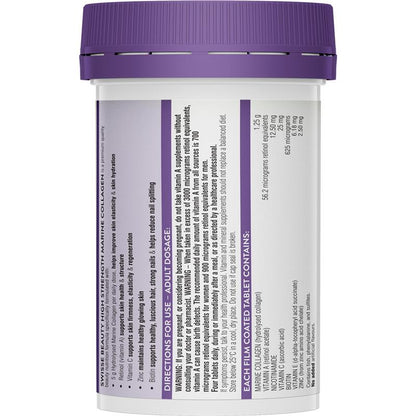 Swisse Beauty High Strength Collagen 60 Tablets - GimmeNow