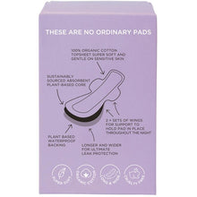 TOM Organic Overnight Pads 8 Pack