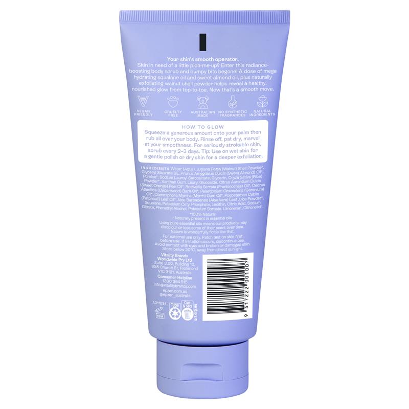 Epzen Energise Glow Natural Exfoliating Body Scrub 200ml