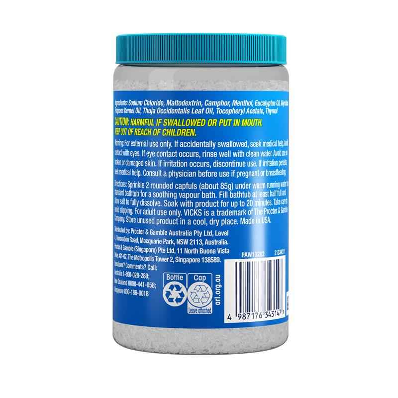 Vicks VapoBath Bath Crystals Non-Medicated Salts 425g