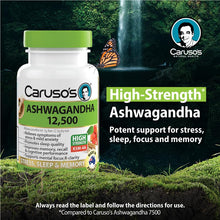 Carusos Ashwagandha 12,500 50 Tablets
