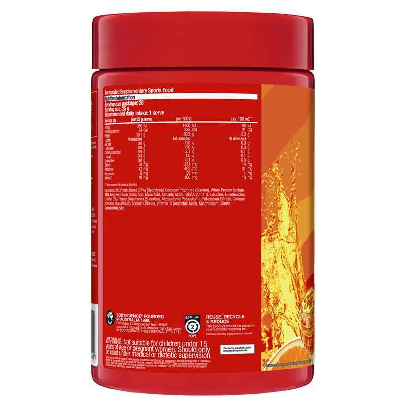 BSc x Chupa Chups Protein Water Orange 700g