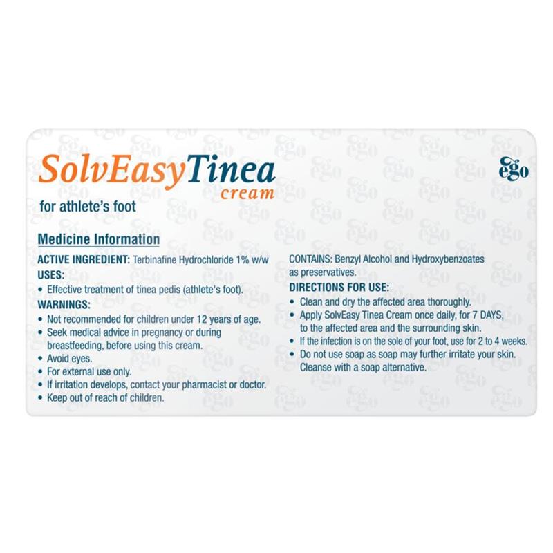 Solveasy Tinea Cream For Athlete's Foot 30g