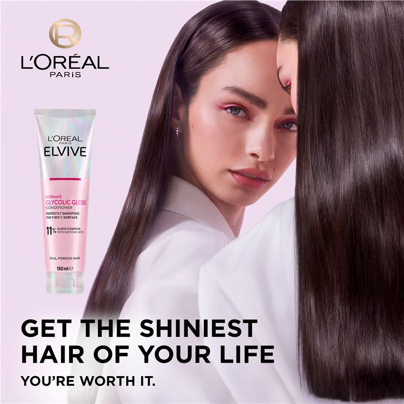 L'Oreal Paris Elvive Glycolic Gloss Conditioner 150ml