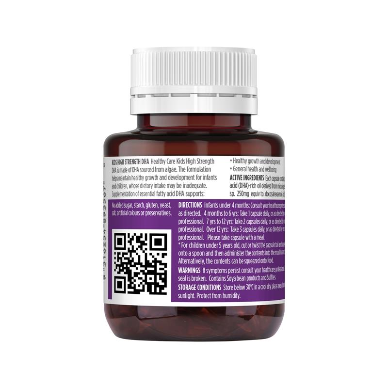 Healthy Care Kids DHA 60 Capsules