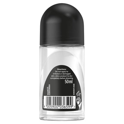 NIVEA MEN Black & White Invisible Roll On Deodorant 72H Protection 50ml