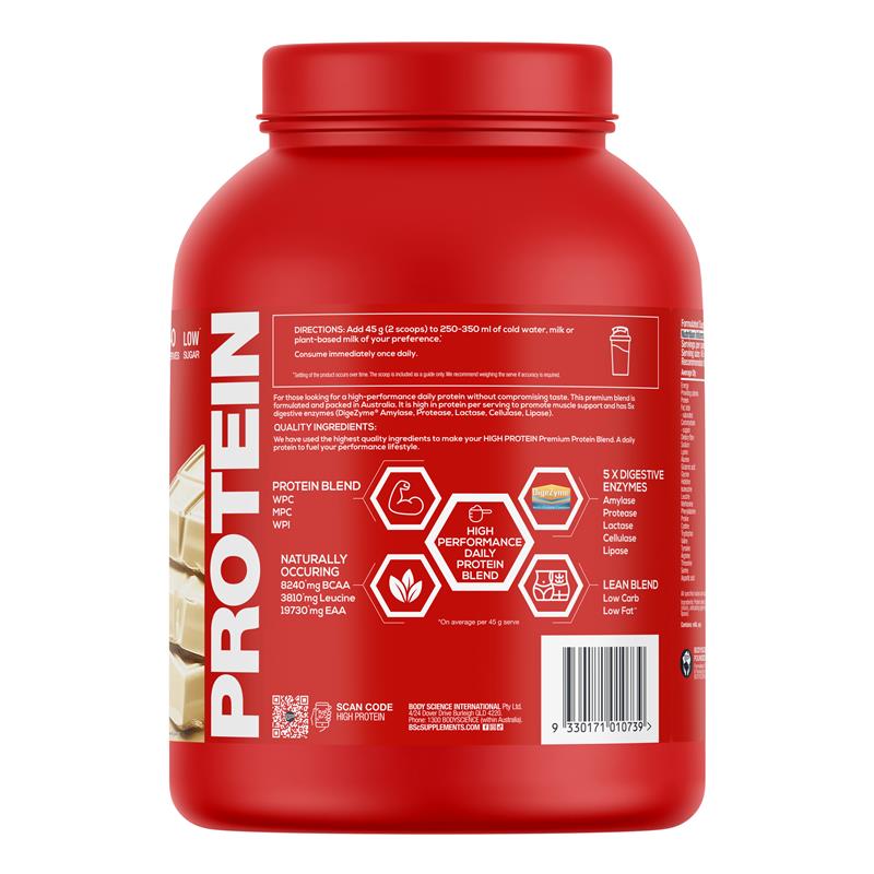 BSc High Protein Vanilla 1.8kg Tub