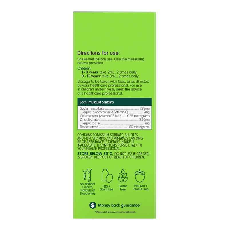 Brauer Kids Liquid Zinc 200ml