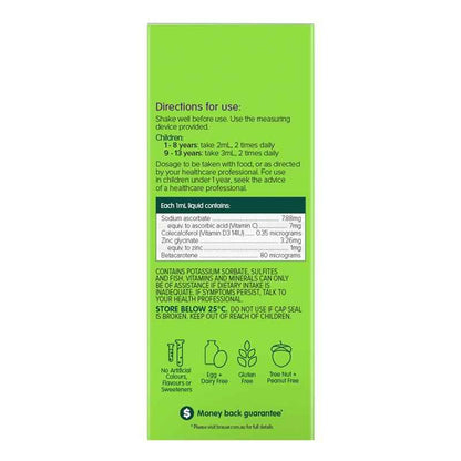 Brauer Kids Liquid Zinc 200ml