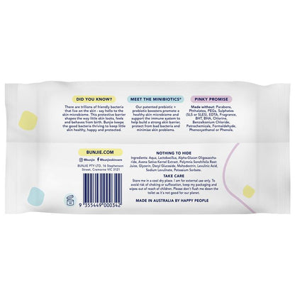Bunjie Travel Pack Baby Wipes 20 Pack