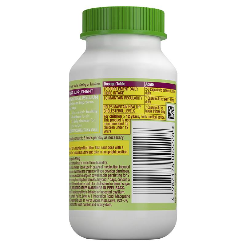 Metamucil Fibre Supplement Capsules 100