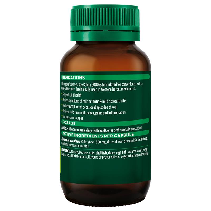 Thompson's One-A-Day Celery Seed 5000mg 60 Capsules