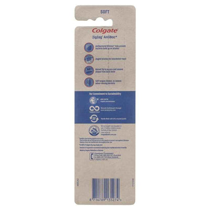 Colgate Zig Zag Deep Interdental Clean Toothbrush Flex Soft Value 3 Pack