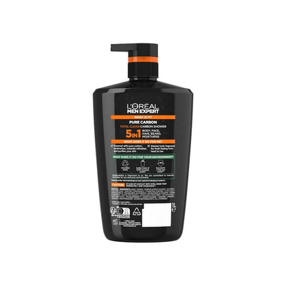 L'Oreal Paris Men Expert Pure Carbon Shower Gel 1L