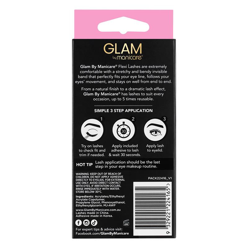 Glam By Manicare Ariel Flexi Lashes Intense
