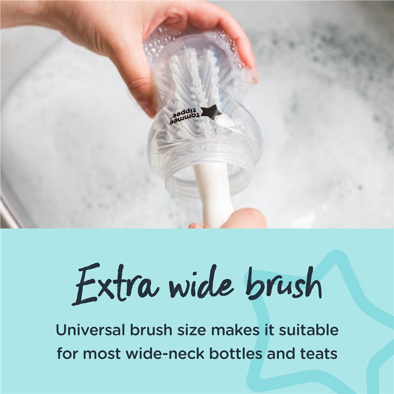 Tommee Tippee Closer to Nature 2-in-1 Baby Bottle Brush