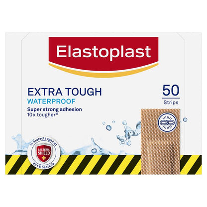 Elastoplast Extra Tough Fabric Strips 50 Pack