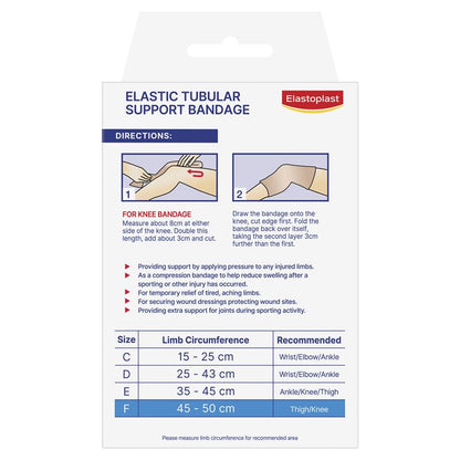 Elastoplast 2228 Elastic Tubular Support Bandage Size F - GimmeNow