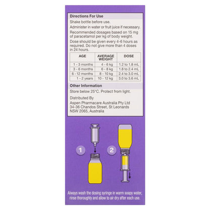 Dymadon for Babies Orange 1 month - 2 years 60mL