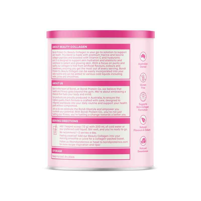 Bondi Protein Co. Beauty Collagen Mixed Berry 210g