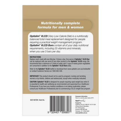 Optislim VLCD Bar Cappuccino Crunch 5 Pack - GimmeNow