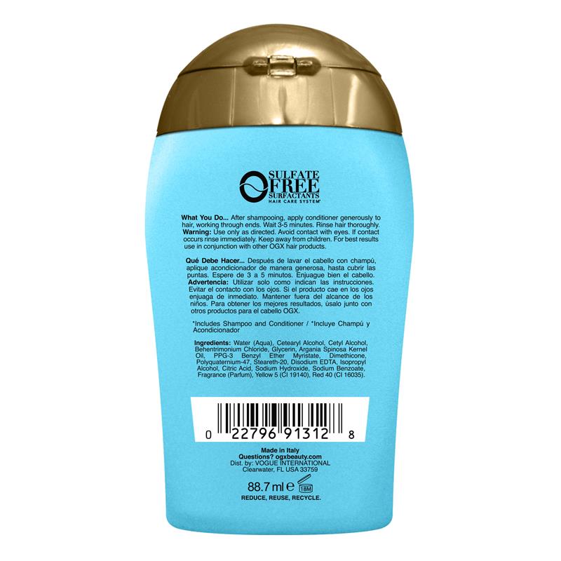 Ogx Renewing + Repairing & Shine Argan Oil Of Morocco Conditioner For Dry & Damaged Hair 88.7mL